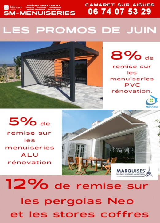 Les promos de Juin !